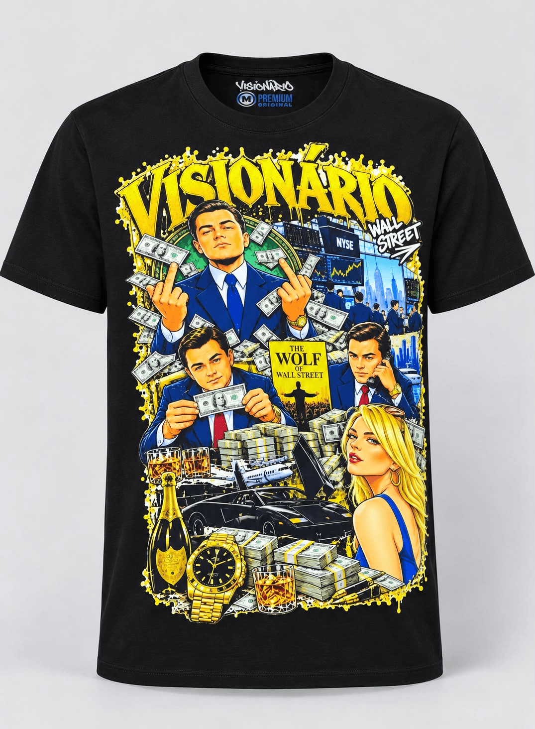 Camiseta Wall Street Wolf